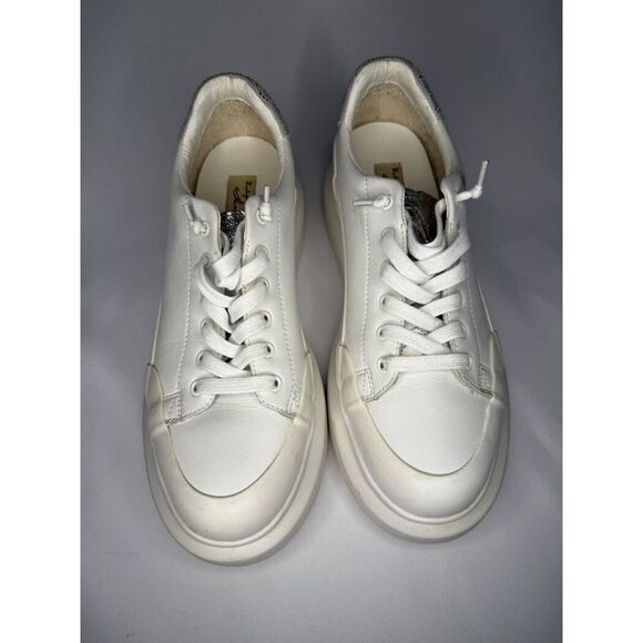 VINTAGE‎ HAVANA Women's Angela Platform Rhinestone Sneakers White 11 - Picture 4 of 9